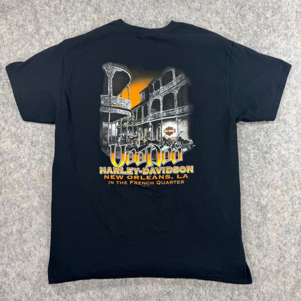Harley Davidson T Shirt Sz L Voodoo French Quarter New Orleans - Picture 2 of 9